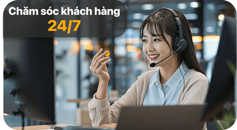 Hệ thống chăm sóc khách hàng chuyên nghiệp